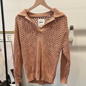 Women's Open-Knit Sweater